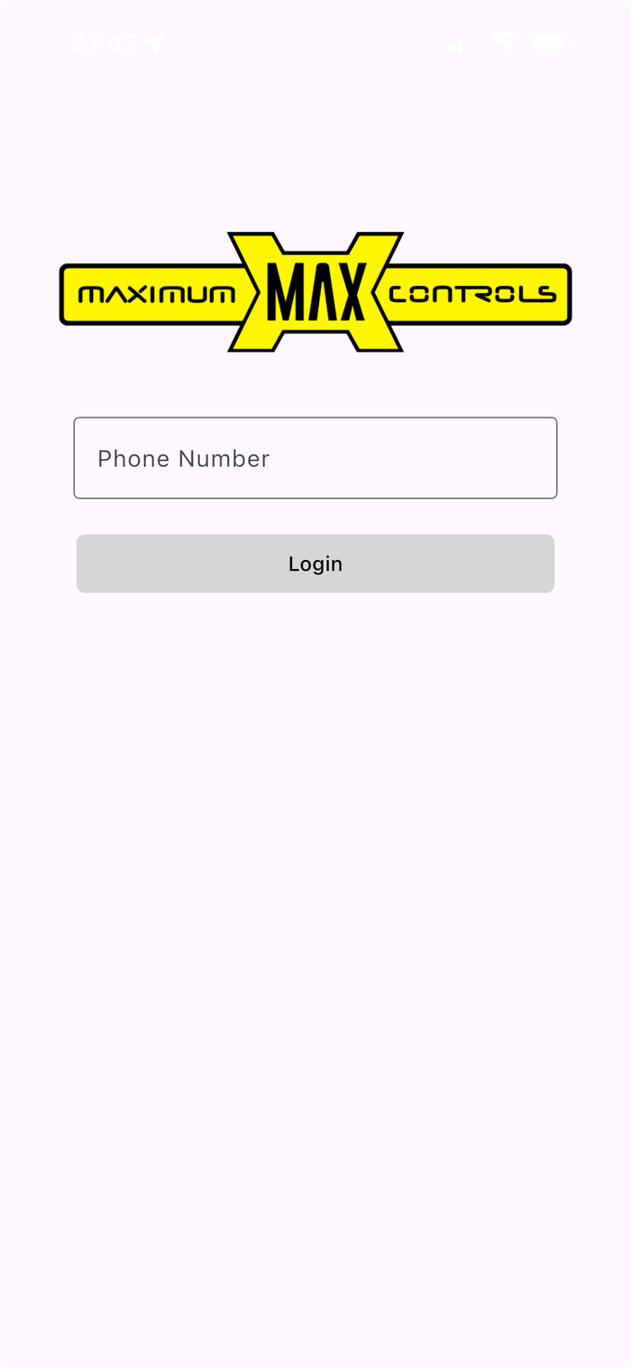 MaxApp - Maximum Controls Mobile